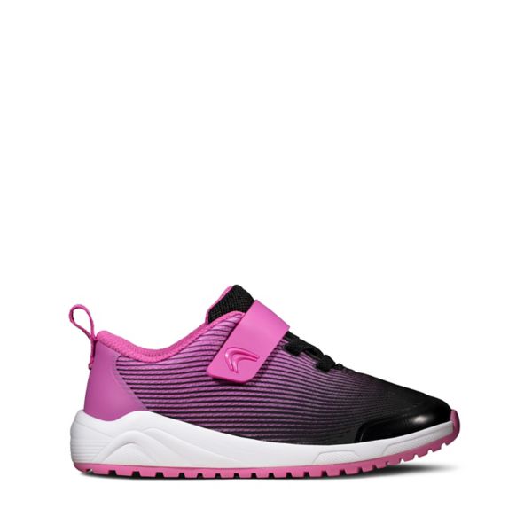 Clarks Girls Aeon Pace Toddler Trainers Pink | CA-5429183